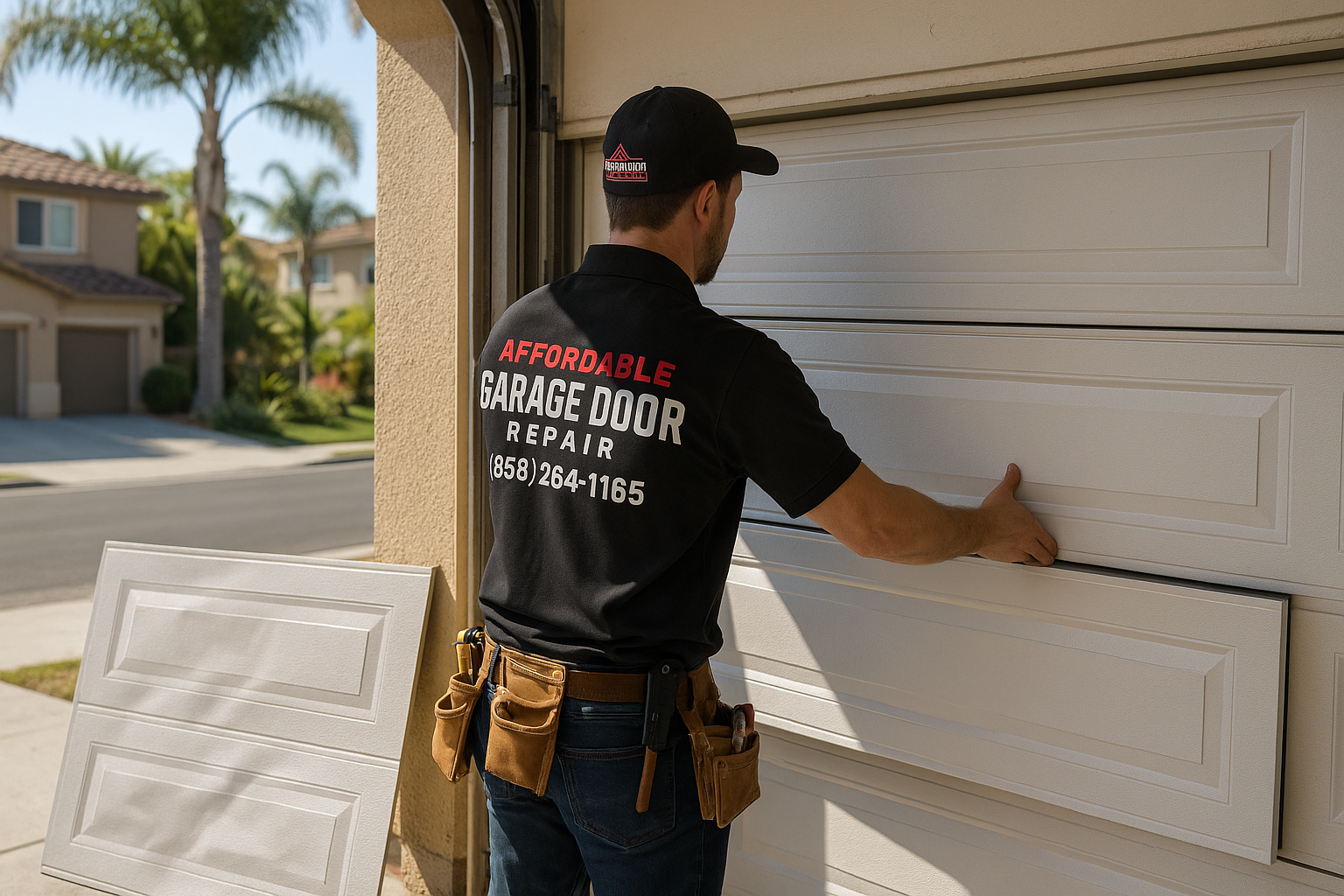 Garage Door Panel Replacement service in Medford