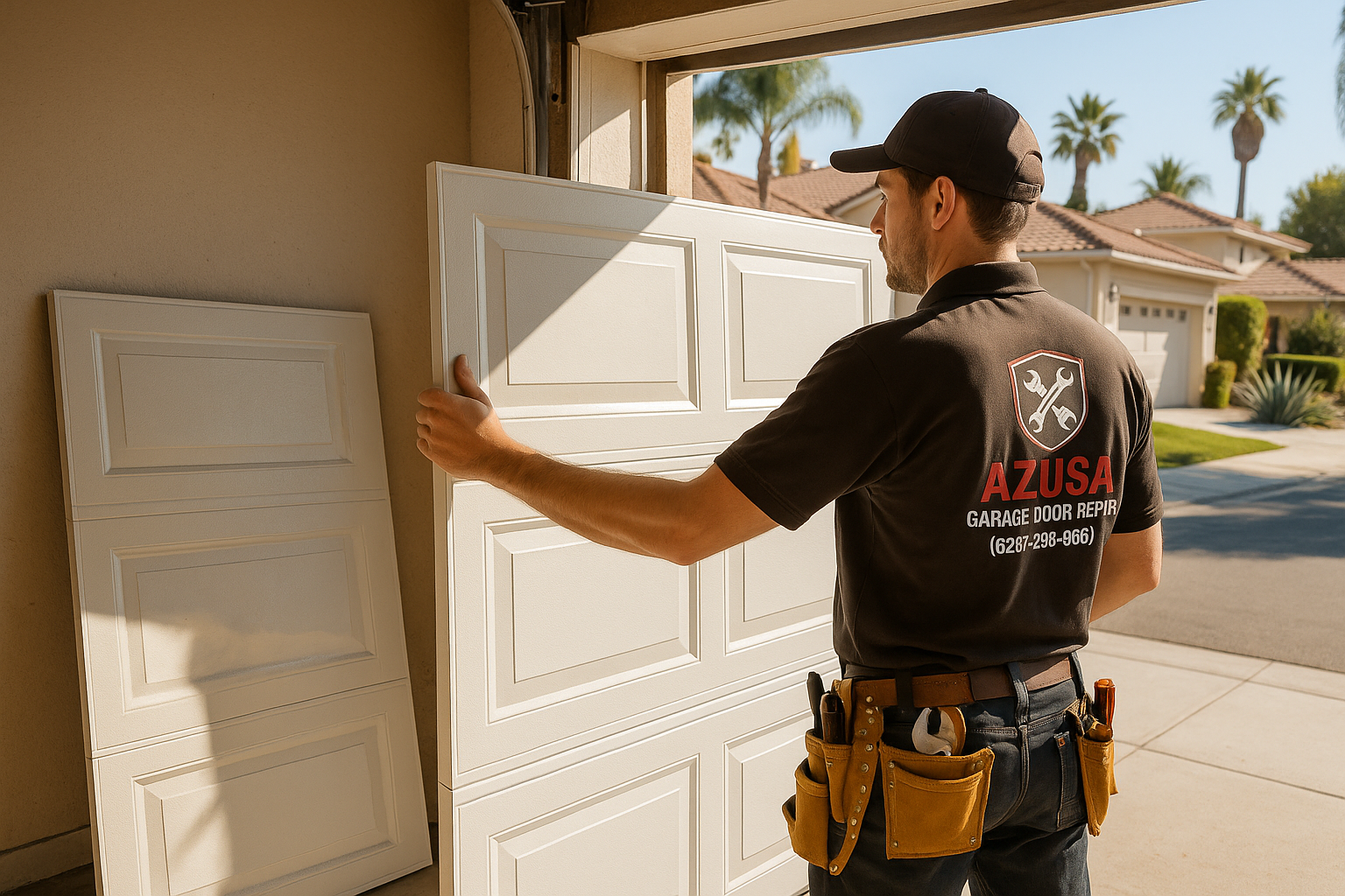 Garage Door Panel Replacement service in Somerville