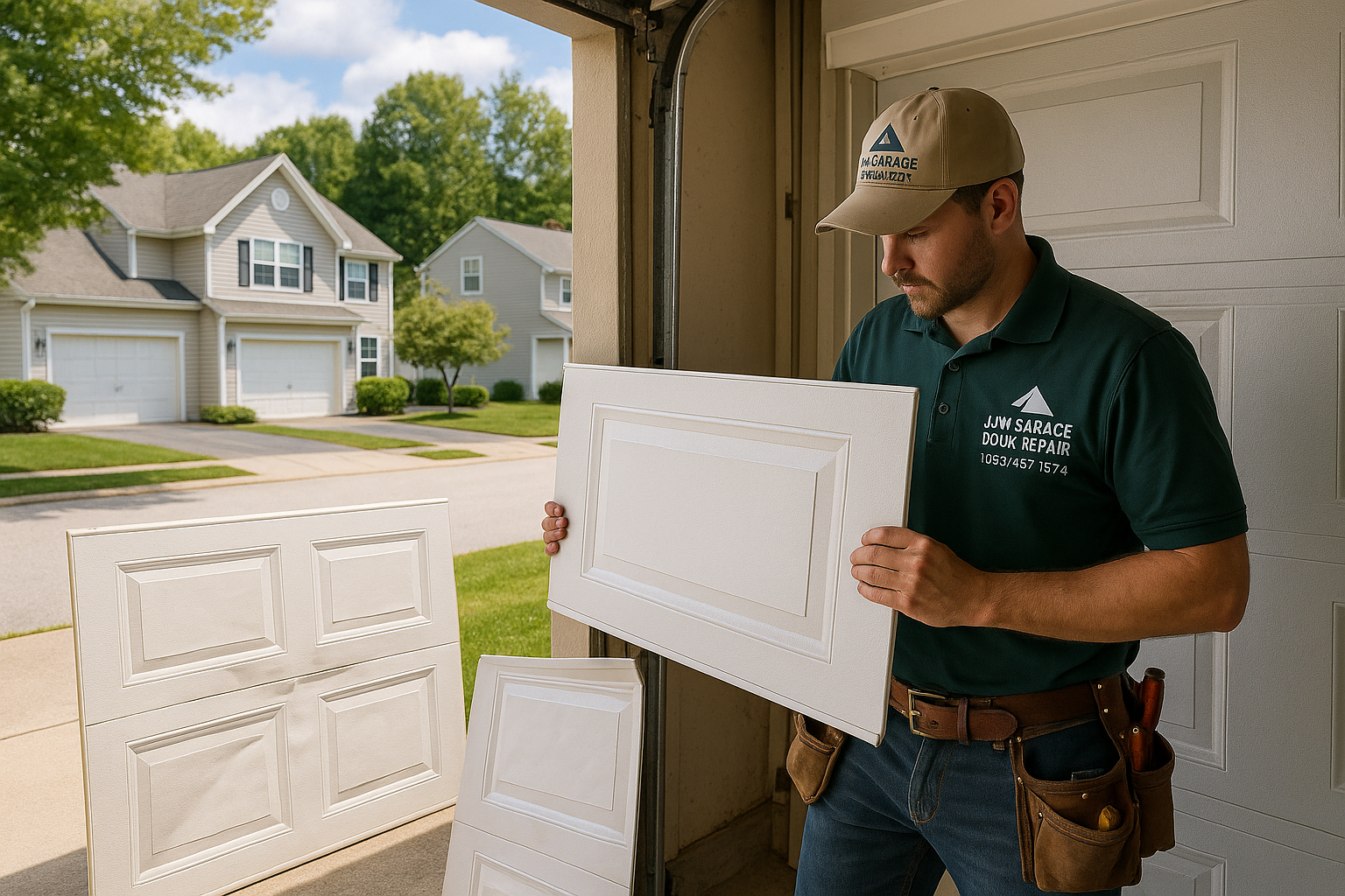 Garage Door Panel Replacement service in North Billerica