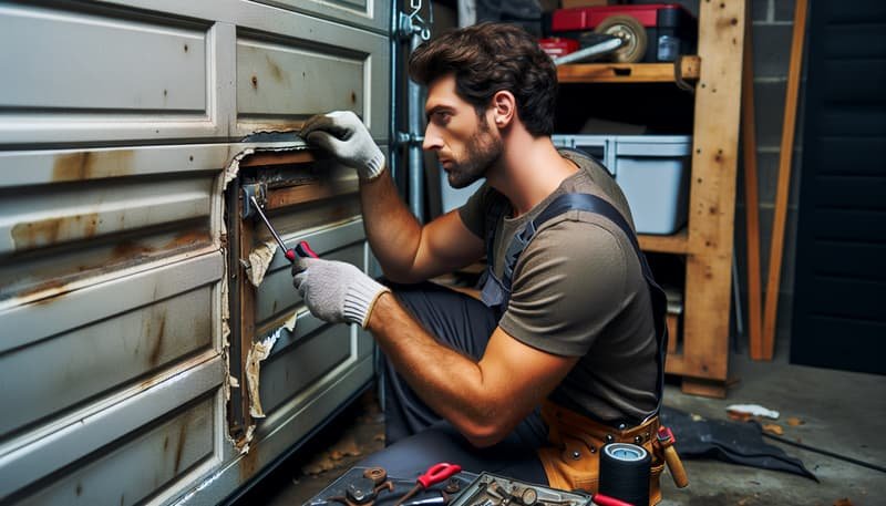 Garage Door Panel Replacement service in Wakefield