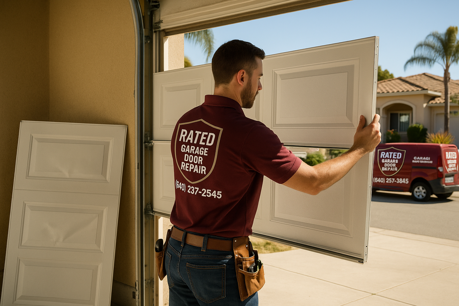 Garage Door Panel Replacement service in Andover